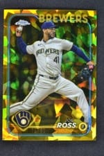 2024 Topps Chrome Update Sapphire Edition Base Set Joe Ross #USCS135 card