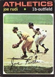 1971 Topps Base Set Joe Rudi #407 card