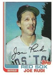 1982 Topps Base Set Joe Rudi #388 card
