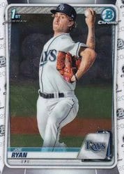 2020 Bowman Chrome Prospects Joe Ryan #BCP-117 card