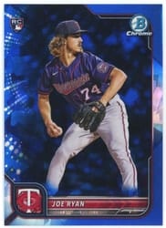2022 Bowman Chrome Sapphire Edition Base Set Joe Ryan #8 card