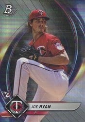 2022 Bowman Platinum Base Set Joe Ryan #70 card