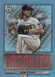 2022 Bowman Platinum Renowned Rookies Joe Ryan #RR-14 card