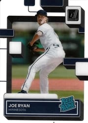2022 Panini Chronicles Clearly Donruss Joe Ryan #68 card
