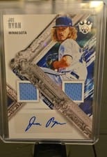 2022 Panini Diamond Kings DK Material Signatures Joe Ryan #DMS-JR card
