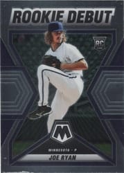 2022 Panini Mosaic Rookie Debut Joe Ryan #RD-4 card
