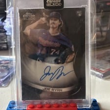 2022 Topps Chrome Black Autographs Joe Ryan #CBA-JRY