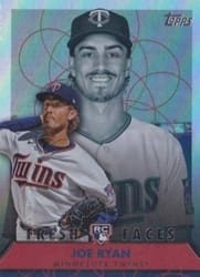 2022 Topps Fresh Faces Joe Ryan #FF-18 card