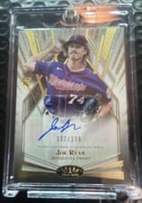 2022 Topps Tier One Break Out Autographs Joe Ryan #BOA-JRN card