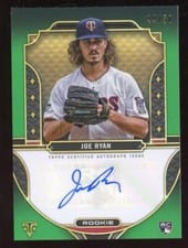 2022 Topps Triple Threads Rookie Autographs Joe Ryan #RA-JRY card