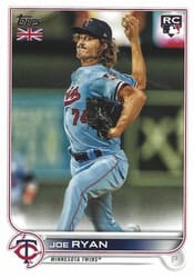 2022 Topps UK Edition Base Set Joe Ryan #19 card