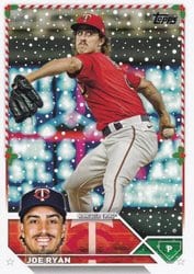 2023 Topps Holiday Base Set Joe Ryan #H173 card