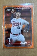 2024 Topps Chrome Sapphire Edition Base Set Joe Ryan #175 card