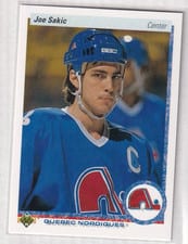 1990 Upper Deck Joe Sakic #164 card