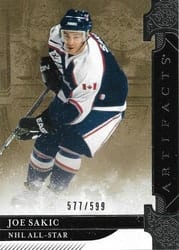 2019-20 Upper Deck Artifacts Base Set Joe Sakic #150 card