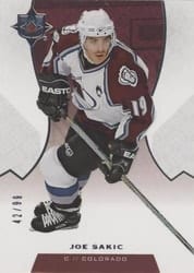 2019-20 Upper Deck Ultimate Collection Base Set Joe Sakic #99 card