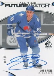 2020-21 SP Signature Edition Legends Base Set Joe Sakic #437 card
