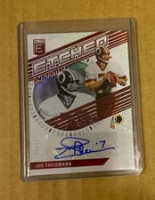 2023 Donruss Elite Etched in Time Signatures Joe Theismann #ET-JT card