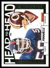 2024 Panini Encore Pinnacle Head to Head Joe Theismann/Lawrence Taylor #6 card