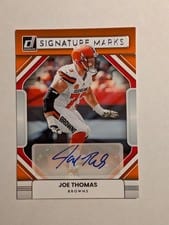 2022 Donruss Signature Marks Joe Thomas #SM-JT card