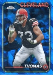 2024 Topps Chrome Sapphire Edition Base Set Joe Thomas #32 card