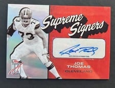 2024 Topps Signature Class Supreme Signers Joe Thomas #SS-JT card