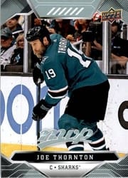 2019-20 Upper Deck MVP Base Set Joe Thornton #202 card