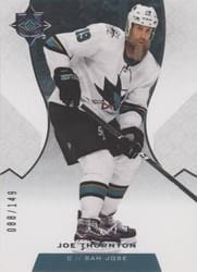2019-20 Upper Deck Ultimate Collection Base Set Joe Thornton #4 card