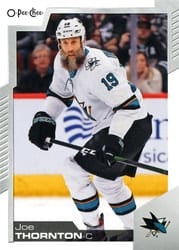 2020-21 O-Pee-Chee Base Set Joe Thornton #405 card