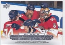 2022 Upper Deck Tim Hortons Triumphs Joe Thornton #HT-18 card