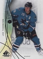2024-25 SP Game Used Base Set Joe Thornton #175 card