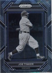 2023 Panini Prizm Base Set Joe Tinker #187 card