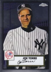 2021 Topps Chrome Platinum Anniversary Base Set Joe Torre #700 card