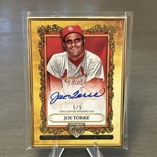 2025 Topps Gilded Collection Topps Gallery of Gold Autographs Joe Torre #GOG-JT card