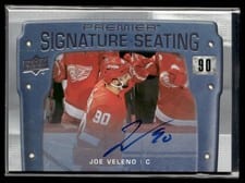 2021-22 Upper Deck Premier Premier Signature Seats Joe Veleno #PSS-JV card