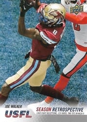 2023 Upper Deck USFL Base Set Joe Walker #28 card