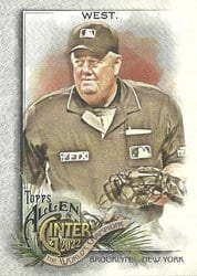 2022 Topps Allen & Ginter Base Set Joe West #225 card
