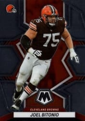 2022 Panini Mosaic Base Set Joel Bitonio #225 card