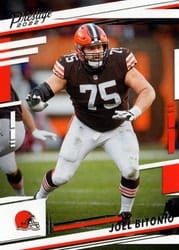 2022 Panini Prestige Base Set Joel Bitonio #72 card