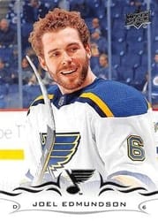 2018-19 Upper Deck Base Set Joel Edmundson #156 card