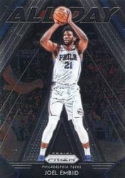 2018-19 Panini Prizm All Day Joel Embiid #1 card