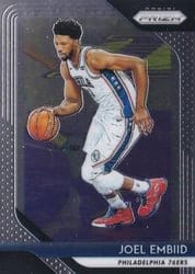2018-19 Panini Prizm Base Set Joel Embiid #259 card