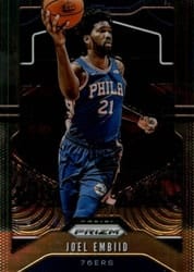 2019-20 Panini Prizm Base Set Joel Embiid #199 card