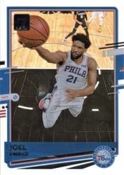 2020-21 Clearly Donruss Base Set Joel Embiid #26 card