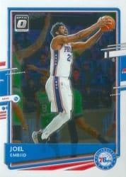 2020-21 Donruss Optic Base Set Joel Embiid #20 card