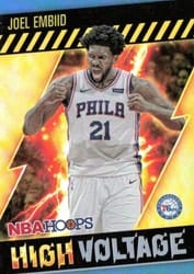 2020-21 Hoops High Voltage Joel Embiid #3 card
