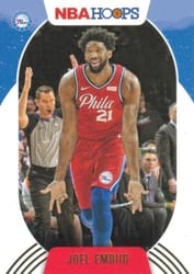 2020-21 Hoops Winter Base Set Joel Embiid #138 card