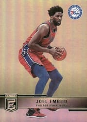 2021-22 Donruss Elite Base Set Joel Embiid #9 card