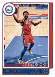2021-22 Hoops Base Set Joel Embiid #27 card