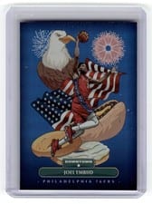 2021-22 Panini One and One Downtown Joel Embiid #10 card